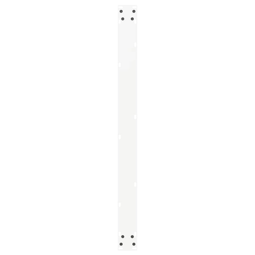 Pieds de table à manger en U 3 pièces Blanc 100 x (72-73) cm Acier - XIOS