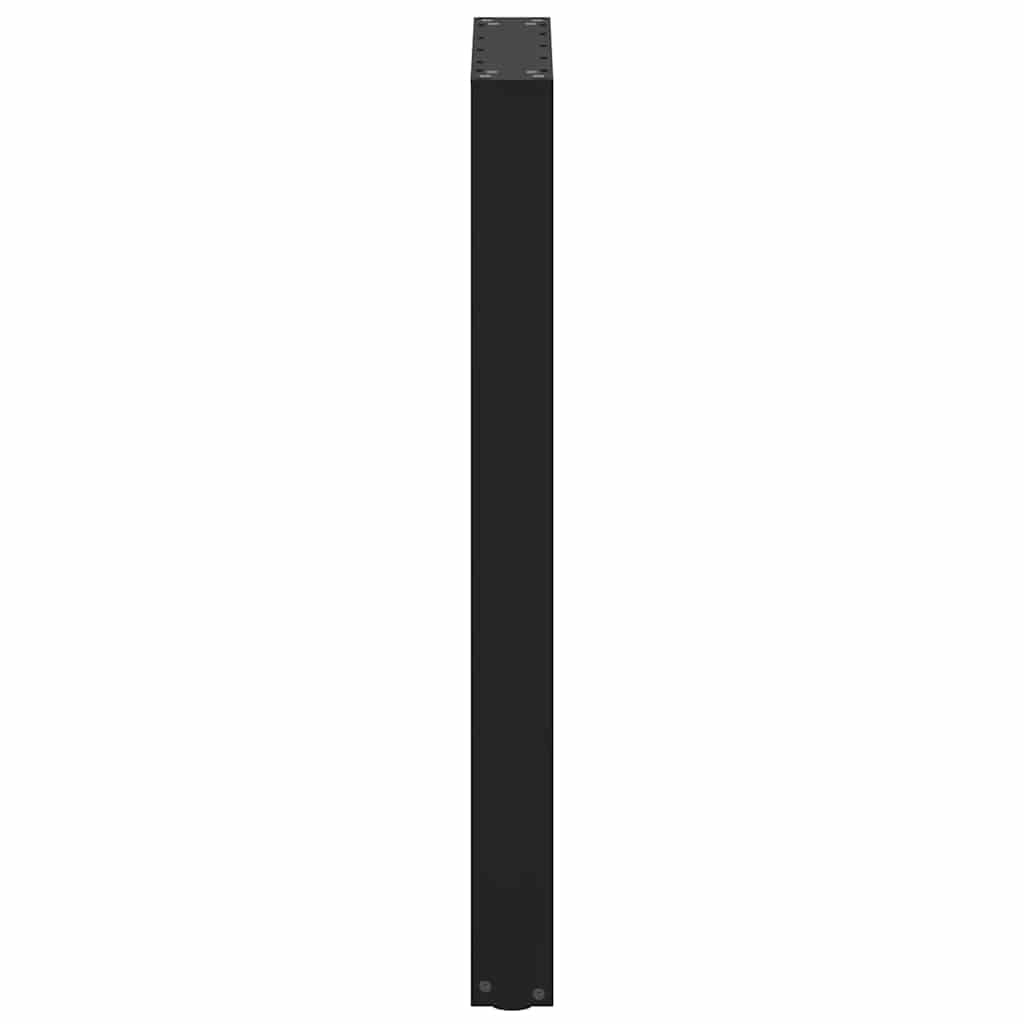 Pieds de table de bar en U, 2 pièces, noir, 40 x 90-91 cm, acier - XIOS