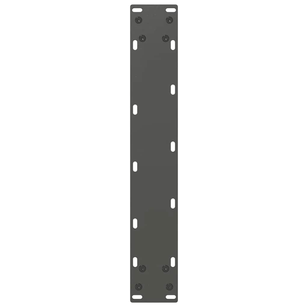 Pieds de table de bar en U 2 pièces Anthracite 40 x (90-91) cm Acier