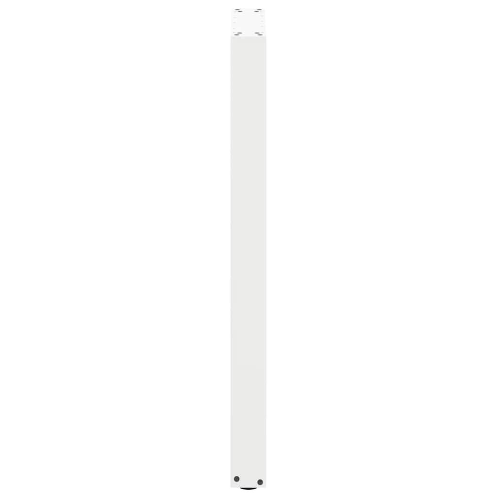 Pieds de table de bar en U, 2 pièces, blanc, 50 x (100-101) cm, acier - XIOS