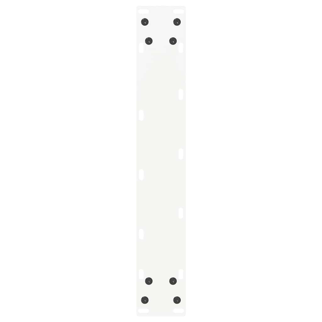Pieds de table de bar en U, 2 pièces, blanc, 50 x (100-101) cm, acier - XIOS