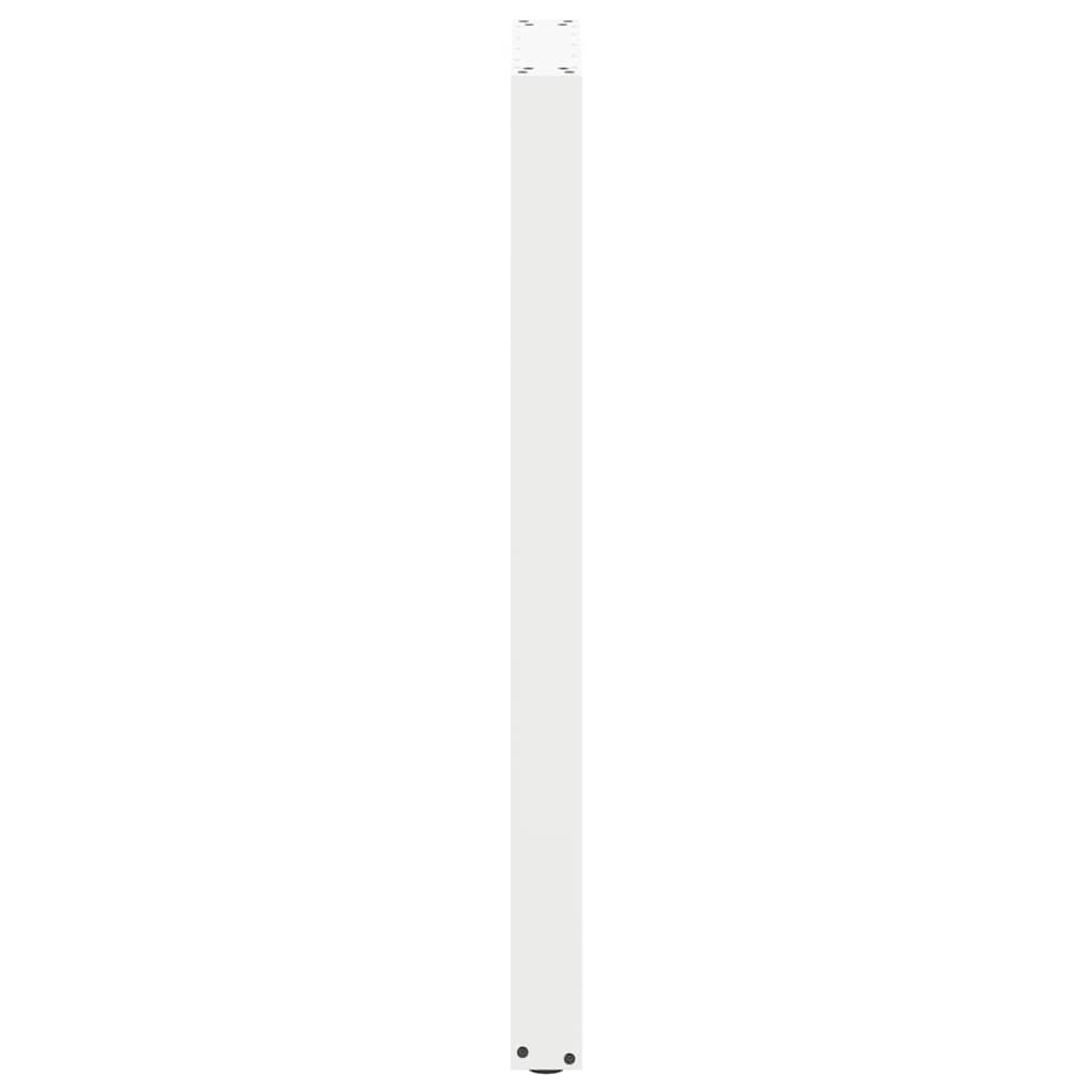 Pieds de table de bar en U, 2 pièces, blanc, 40 x (110-111) cm, acier - XIOS