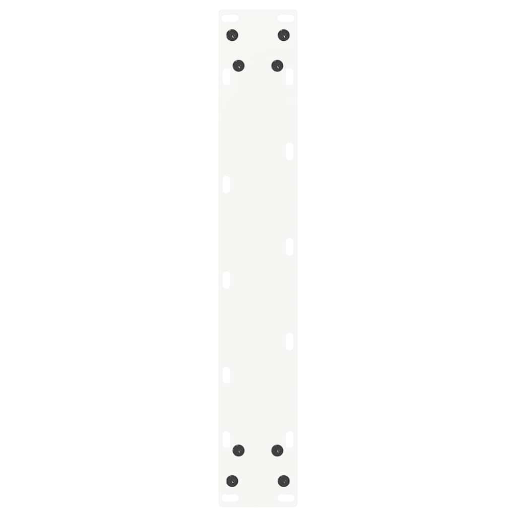 Pieds de table de bar en U, 2 pièces, blanc, 40 x (110-111) cm, acier - XIOS