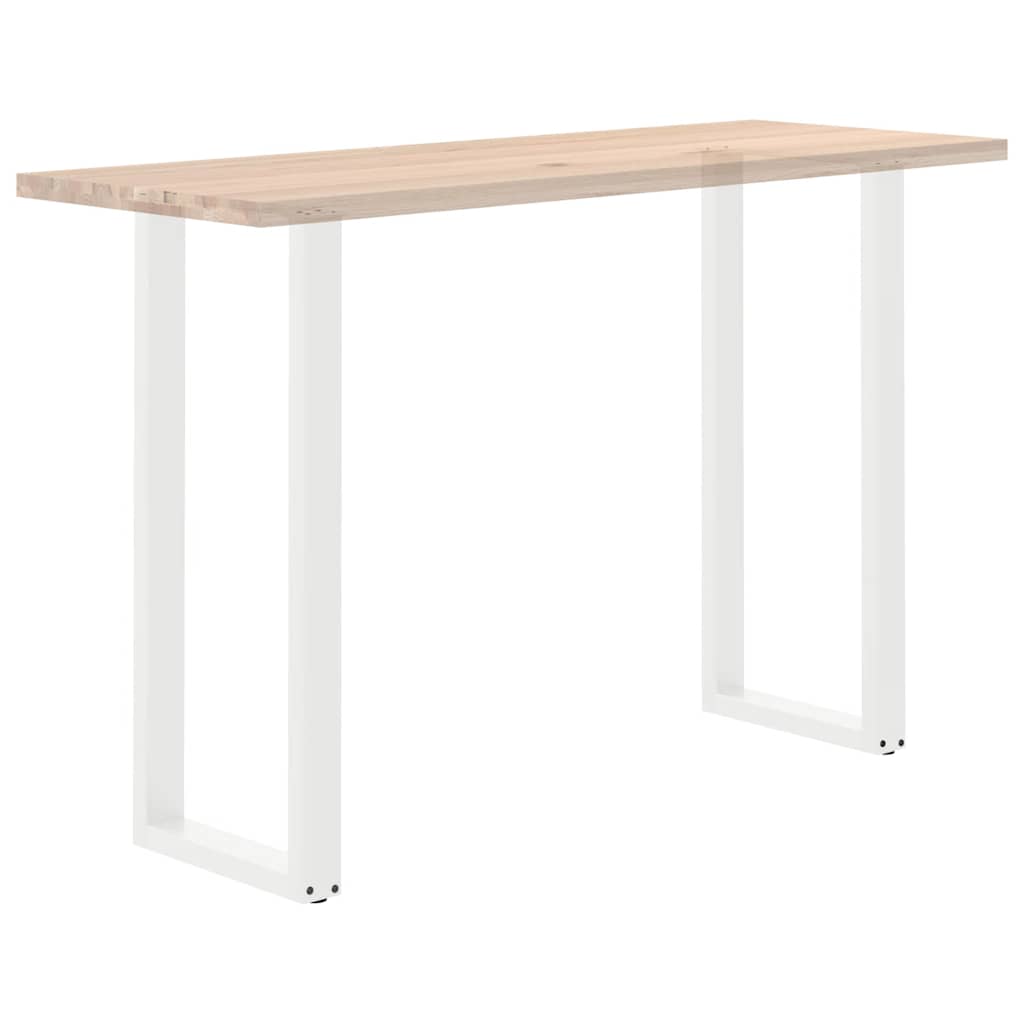 Pieds de table de bar en U, 2 pièces, blanc, 40 x (110-111) cm, acier - XIOS