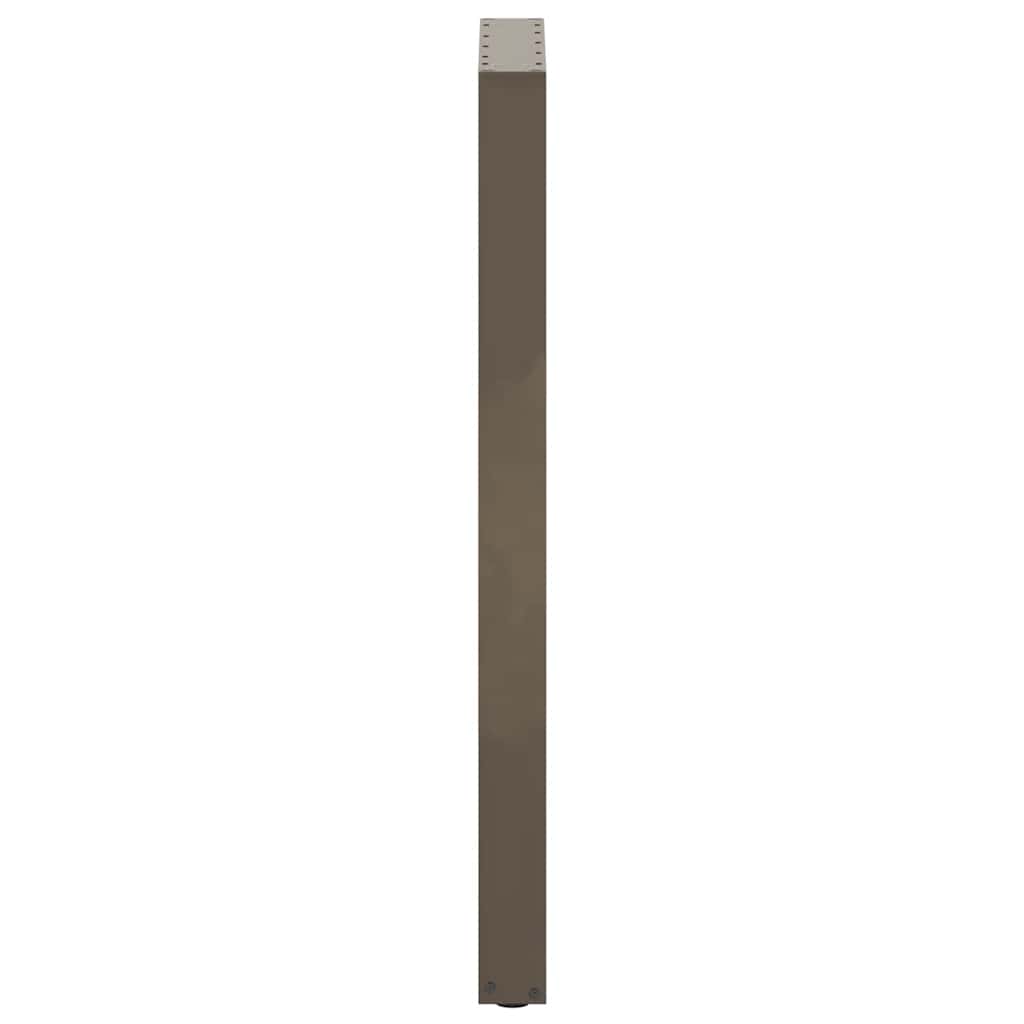 Pieds de table de bar en U 2 pièces Acier naturel 40 x (110-111) cm Acier - XIOS