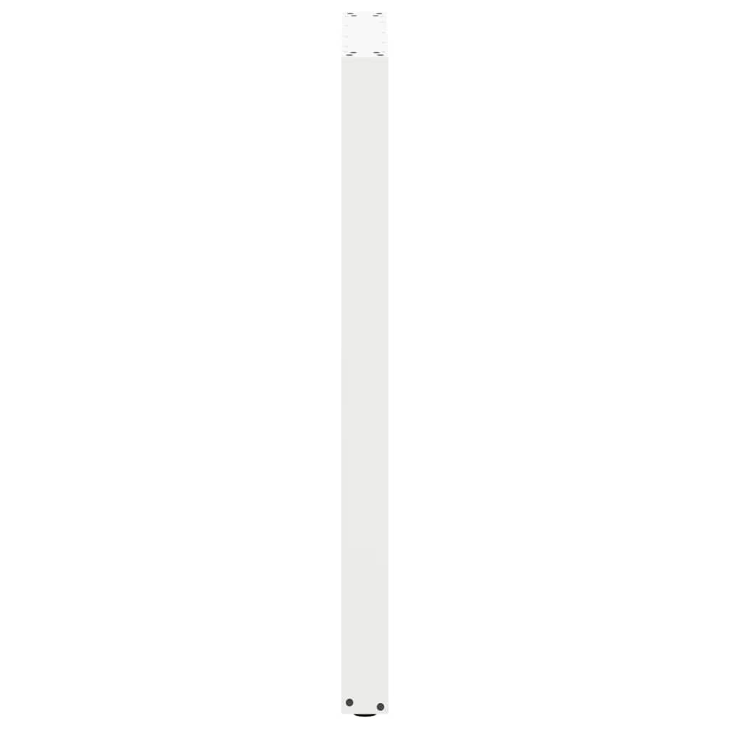 Pieds de table de bar en U, 2 pièces, blanc, 60 x (110-111) cm, acier - XIOS