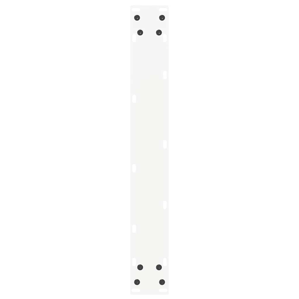 Pieds de table de bar en U, 2 pièces, blanc, 60 x (110-111) cm, acier - XIOS