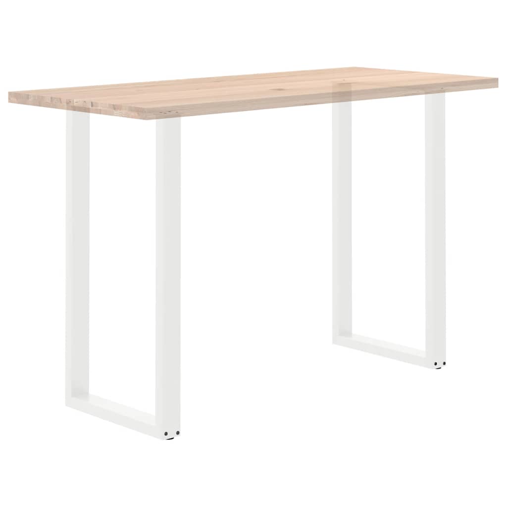 Pieds de table de bar en U, 2 pièces, blanc, 60 x (110-111) cm, acier - XIOS