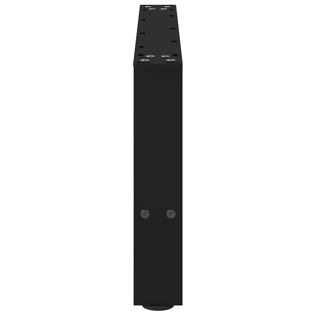 Pieds de table basse Noir 2 pièces 60 x (30-31) cm Acier - XIOS