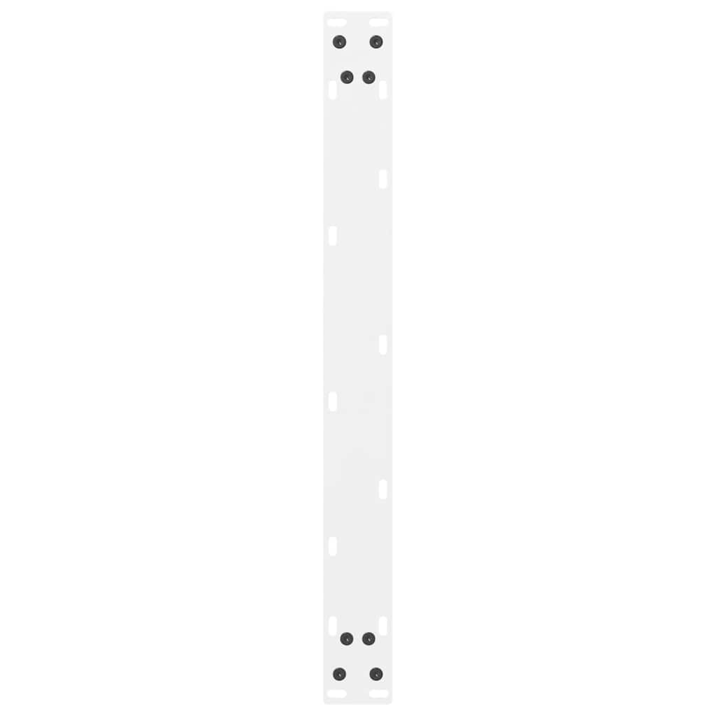 Pieds de table basse Blanc 2 pièces 70 x (30-31) cm Acier - XIOS