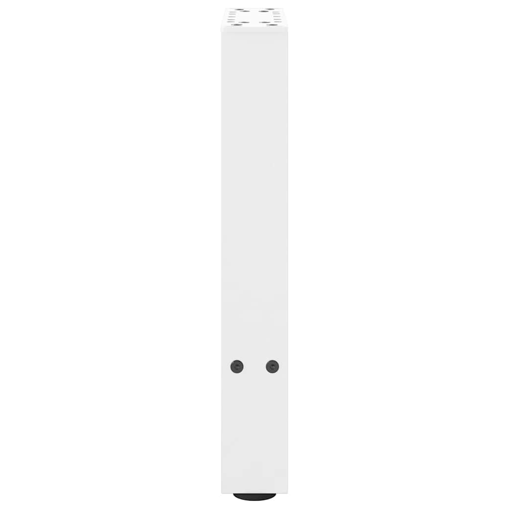 Pieds de table basse Blanc 2 pièces 28 x (42-43) cm Acier - XIOS