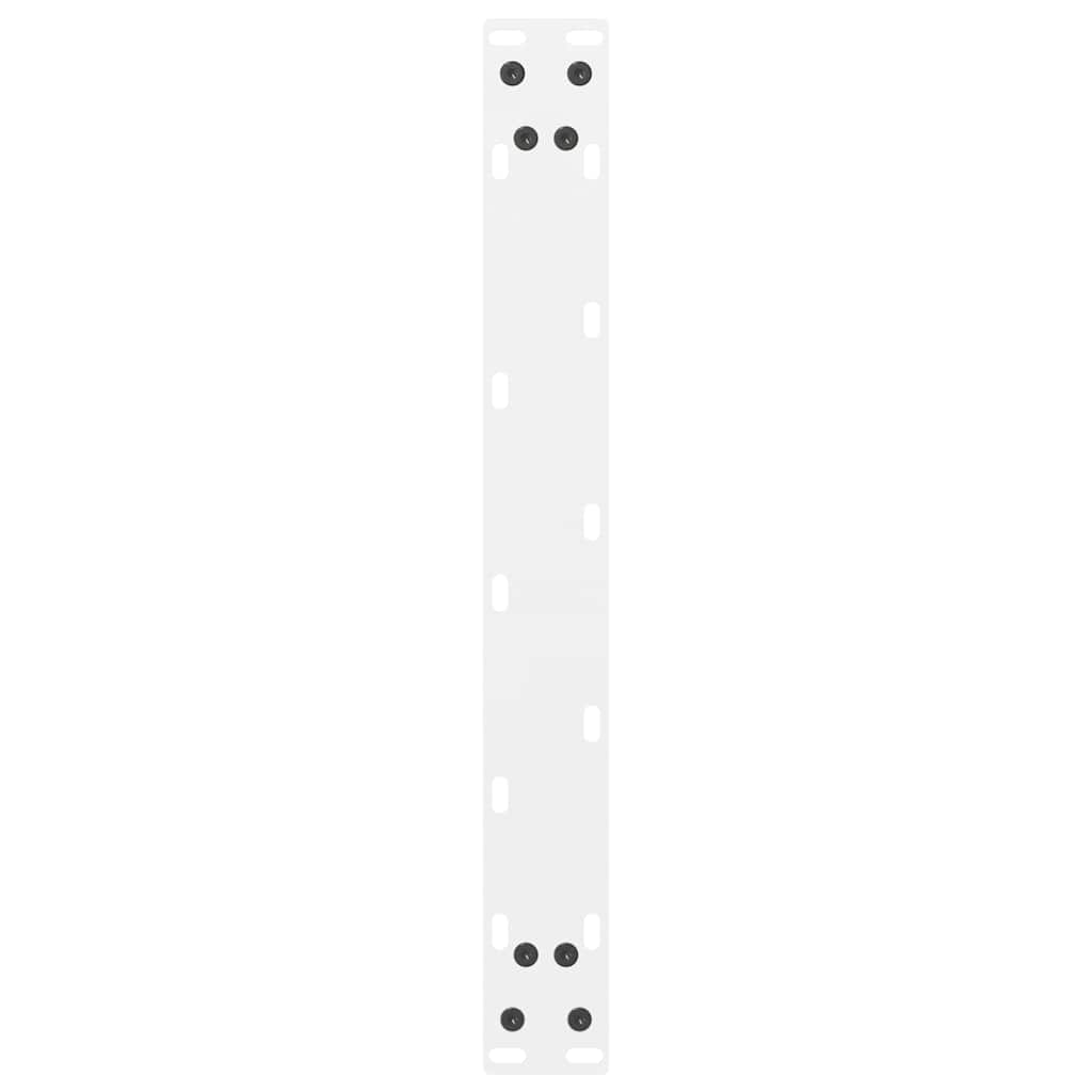 Pieds de table basse Blanc 2 pièces 50 x (42-43) cm Acier - XIOS