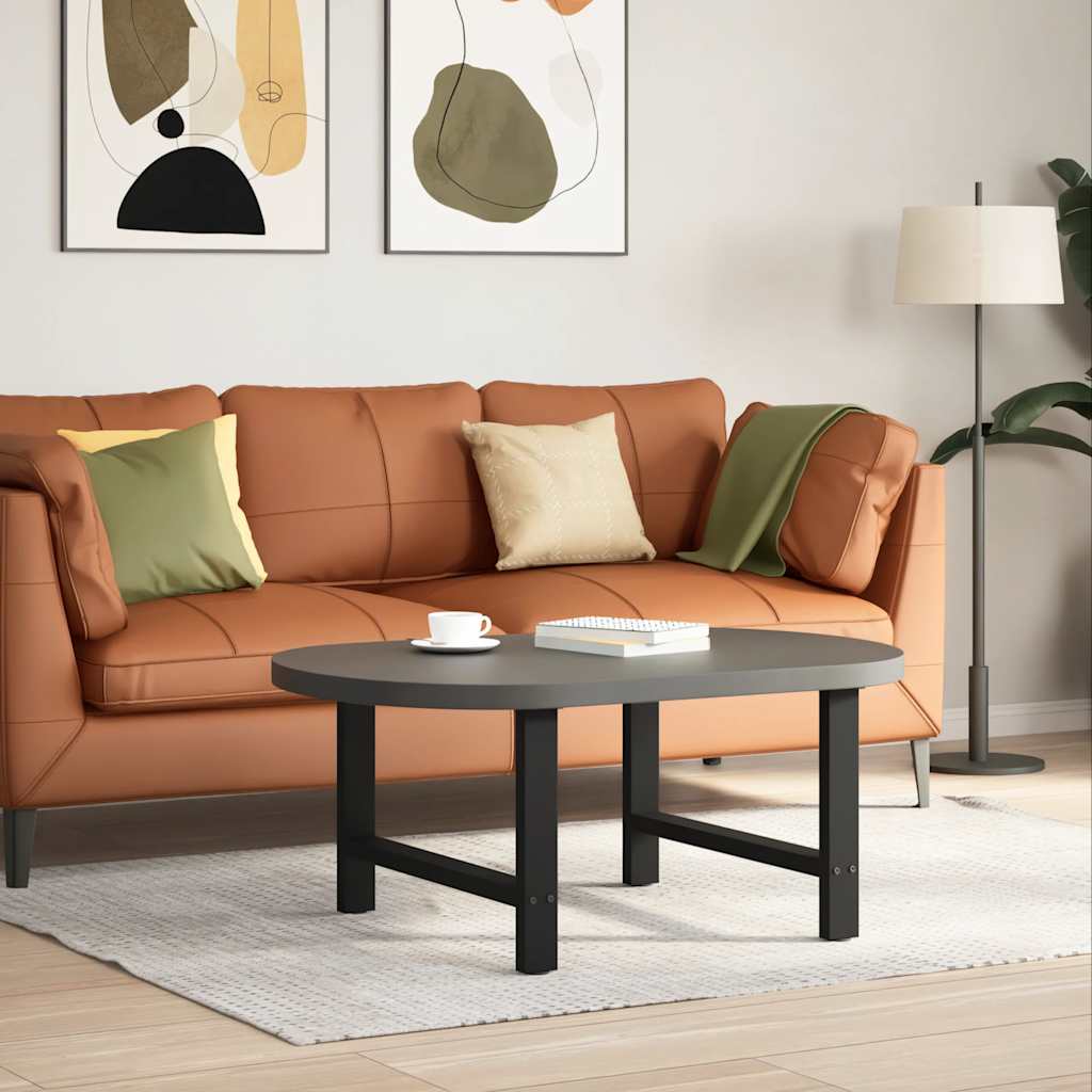 Pieds de table basse Noir 2 pièces 70 x (42-43) cm Acier - XIOS