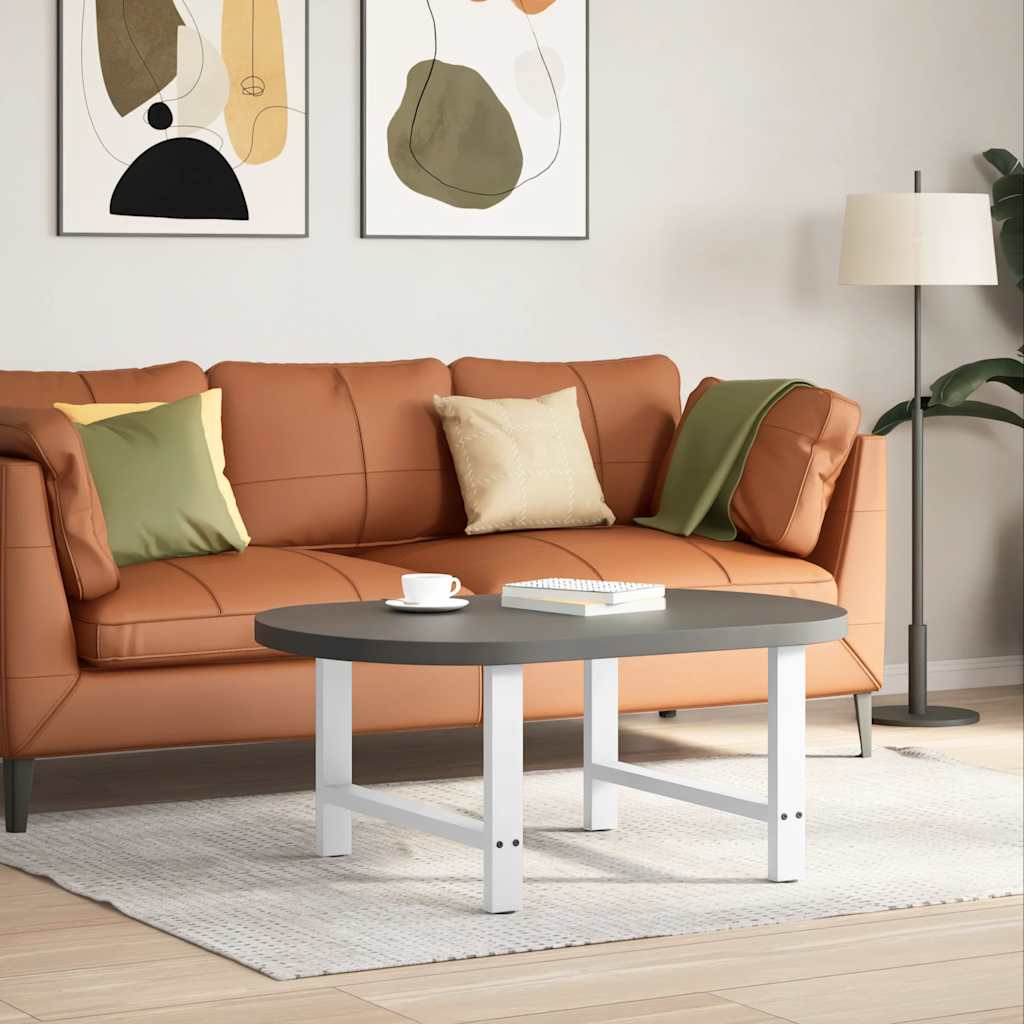 Pieds de table basse Blanc 2 pièces 70 x (42-43) cm Acier - XIOS
