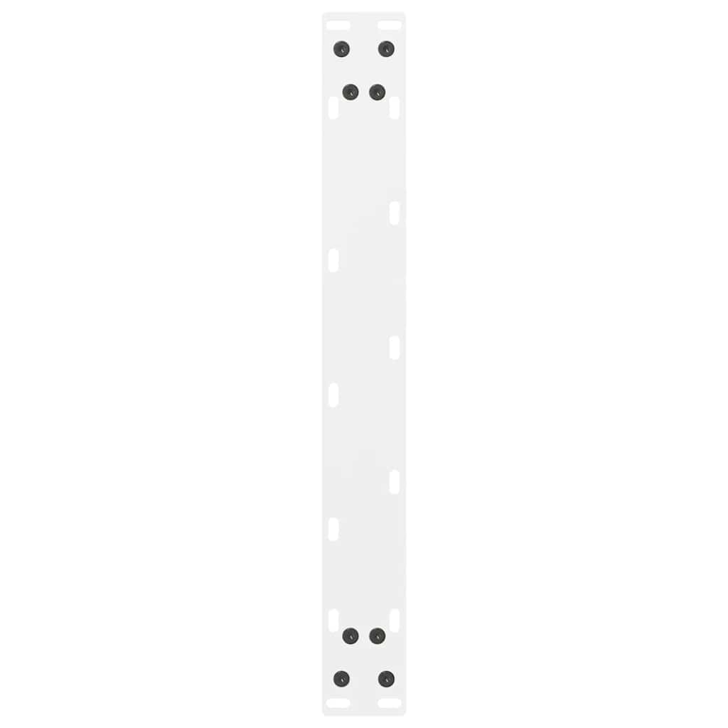 Pieds de table basse Blanc 2 pièces 70 x (42-43) cm Acier - XIOS