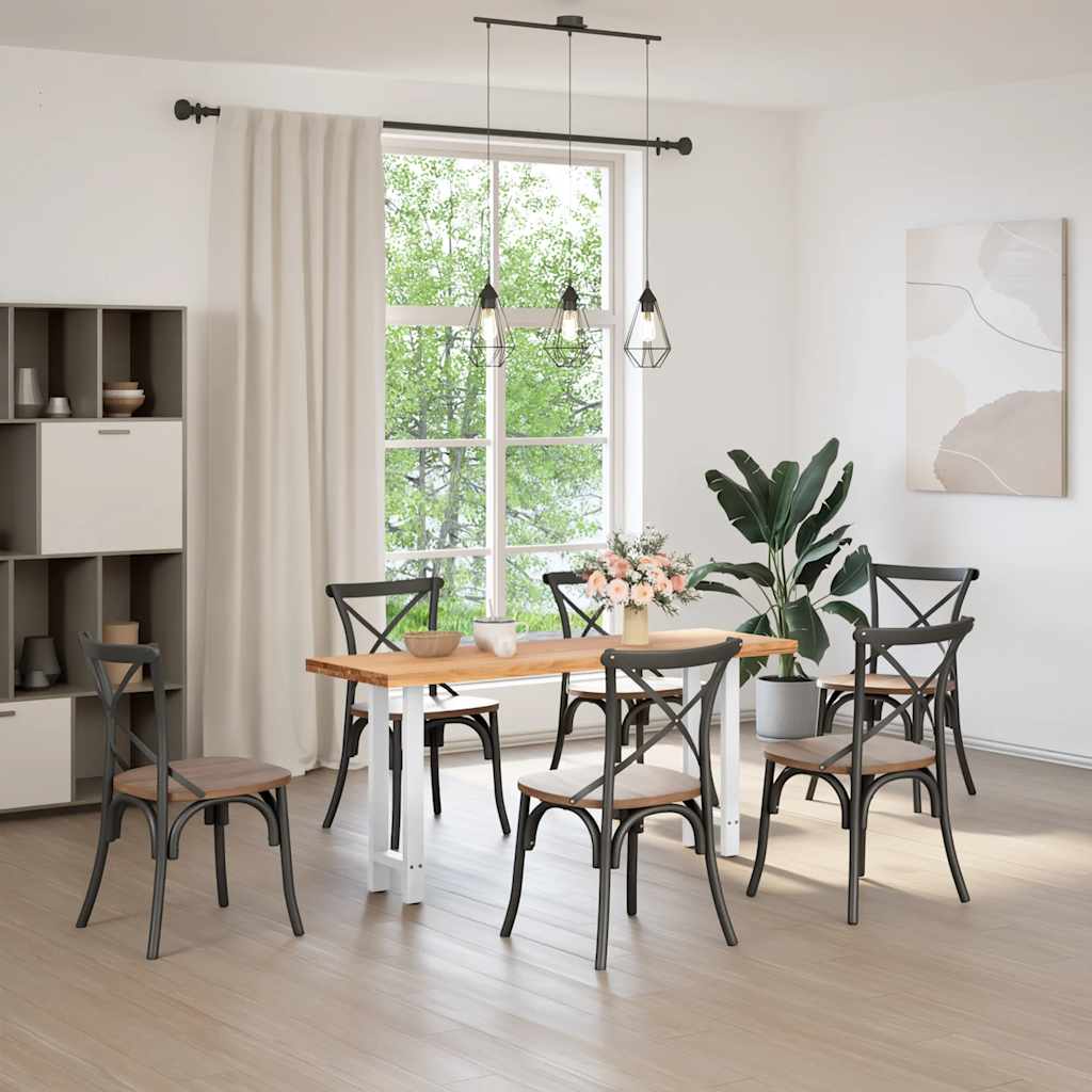 Pieds de table console Blanc 2 pièces 28 x (72-73) cm Acier - XIOS