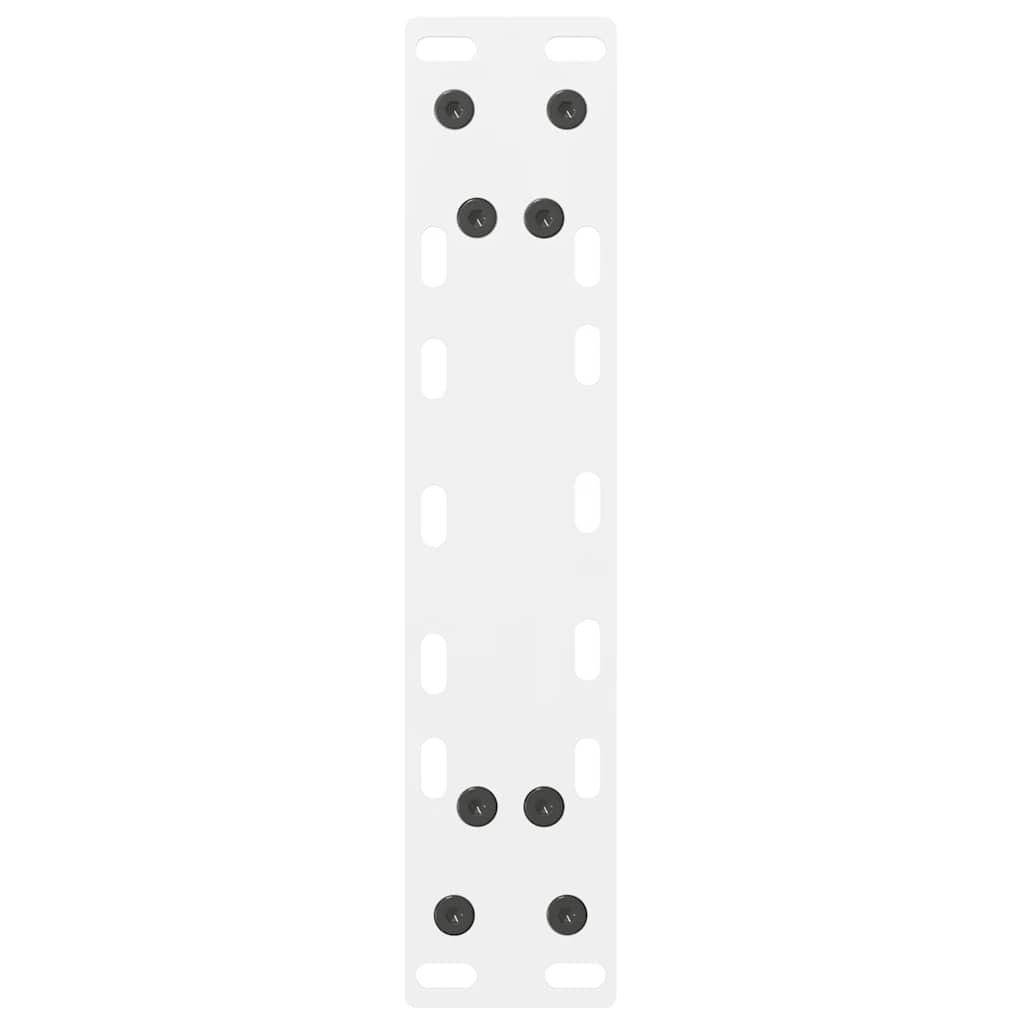 Pieds de table console Blanc 2 pièces 28 x (72-73) cm Acier - XIOS