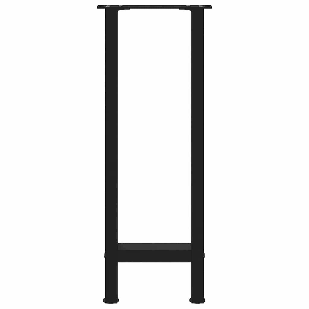 Pieds de table console Noir 2 pièces 38 x (72-73) cm Acier - XIOS