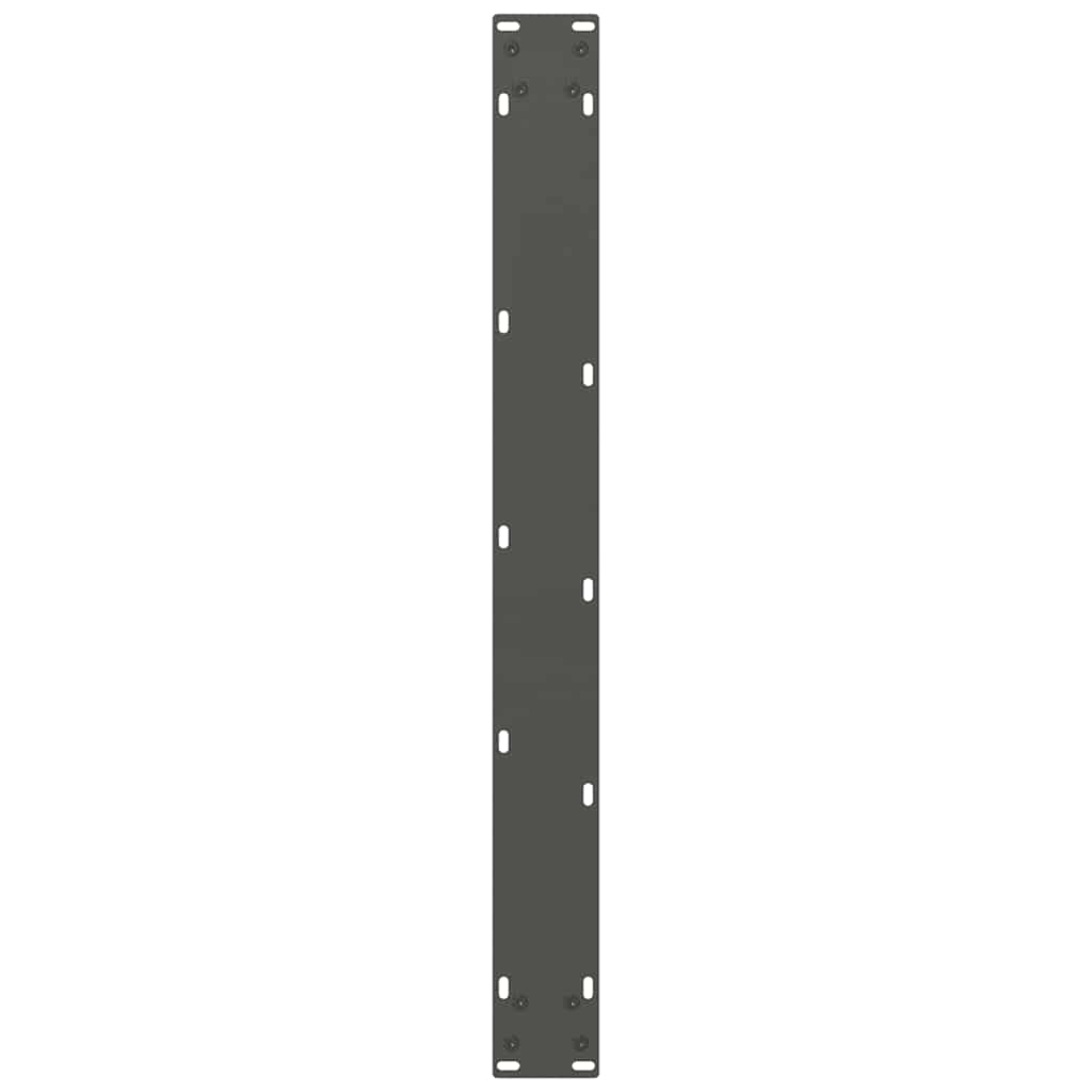 Pieds de table à manger Anthracite 2 pièces 80 x (72-73) cm Acier - XIOS