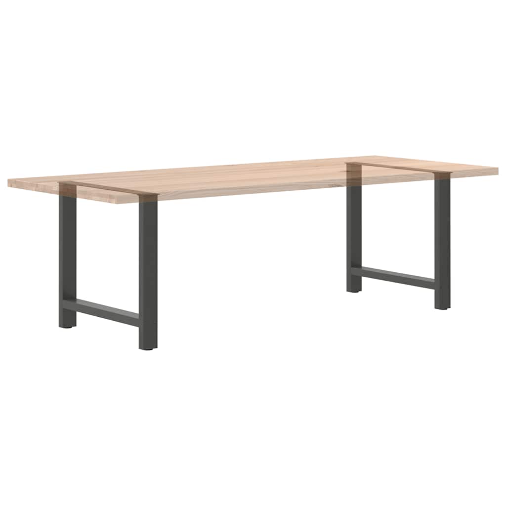 Pieds de table à manger Anthracite 2 pièces 80 x (72-73) cm Acier - XIOS
