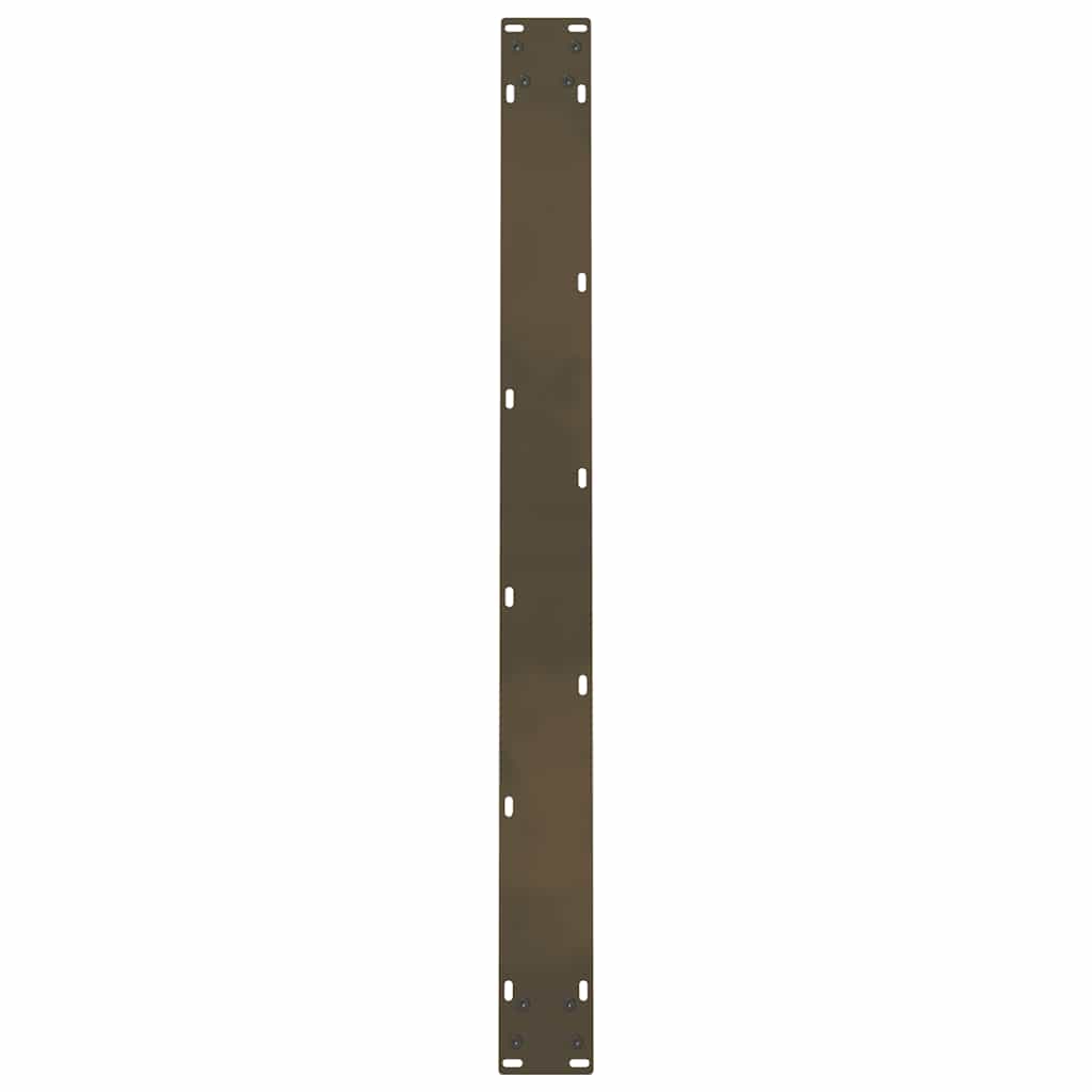 Pieds de table à manger en acier naturel 2 pièces 90 x (72-73) cm Acier - XIOS