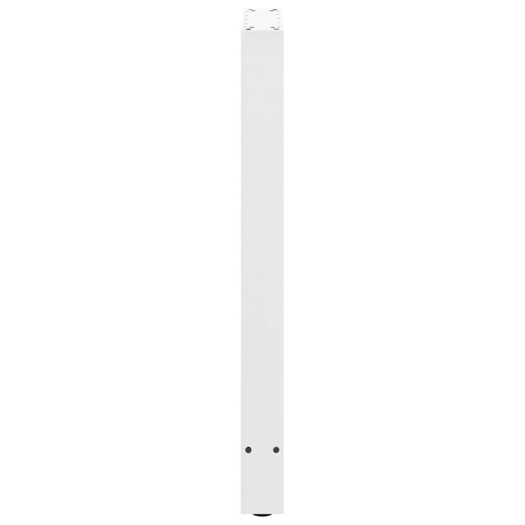 Pieds de table de bar Blanc 2 pièces 40 x (90-91) cm Acier - XIOS