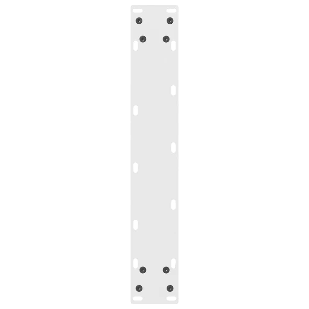 Pieds de table de bar Blanc 2 pièces 40 x (90-91) cm Acier - XIOS