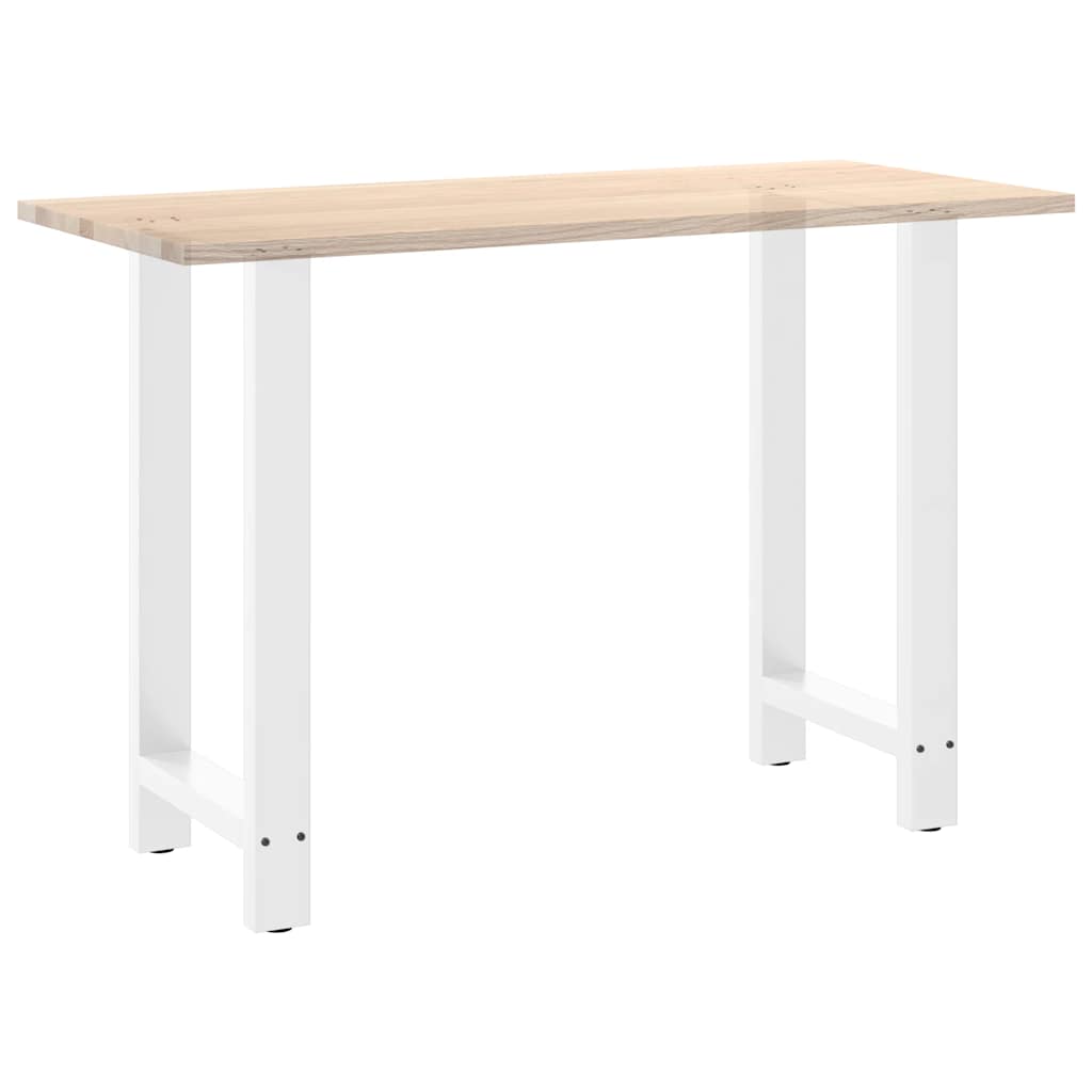 Pieds de table de bar Blanc 2 pièces 40 x (90-91) cm Acier - XIOS