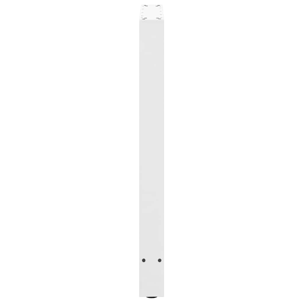 Pieds de table de bar Blanc 2 pièces 60 x (90-91) cm Acier - XIOS
