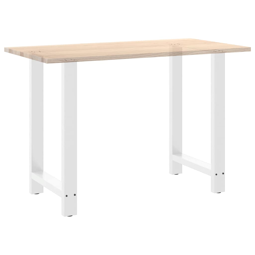 Pieds de table de bar Blanc 2 pièces 60 x (90-91) cm Acier - XIOS