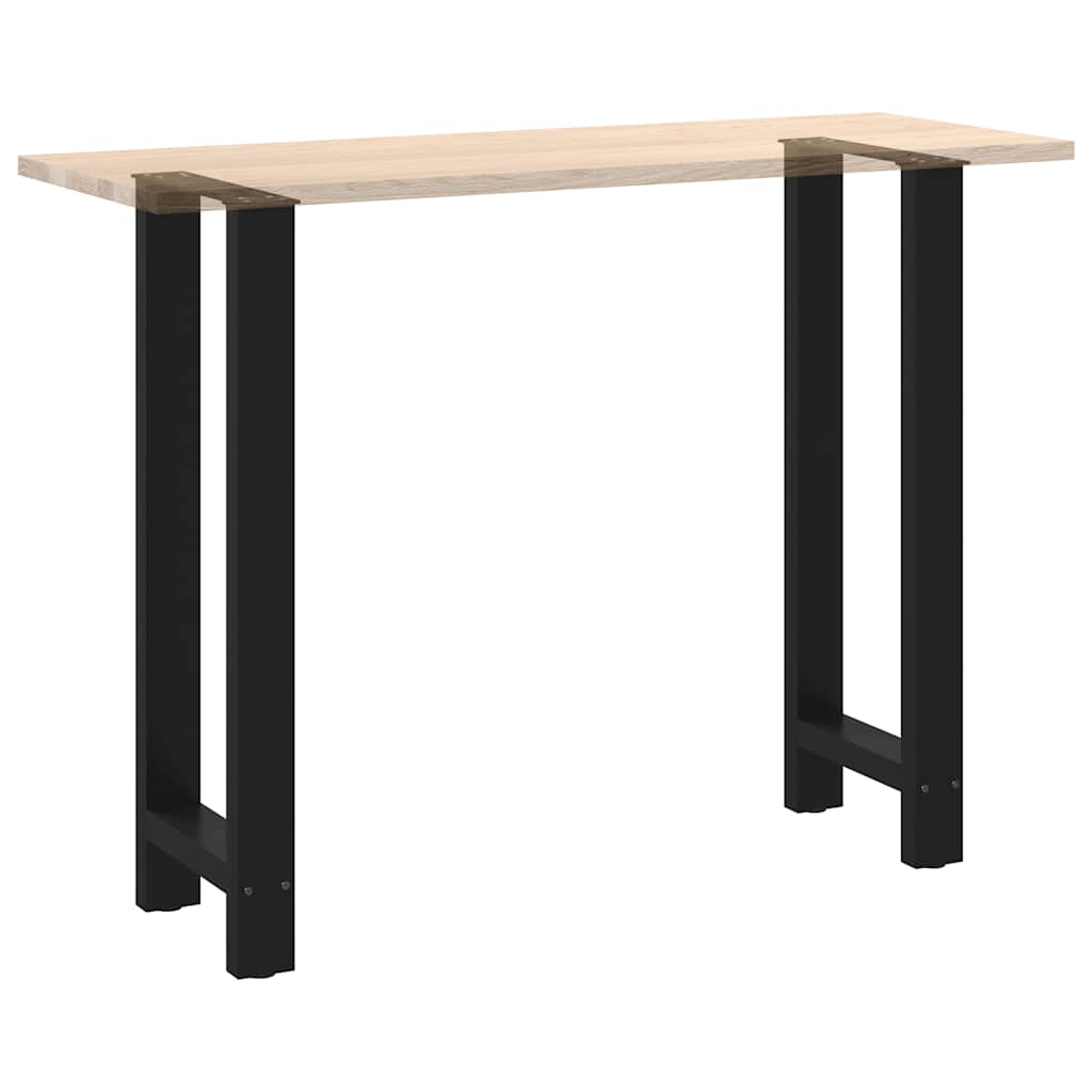 Pieds de table de bar Noir 2 pièces 40 x (100-101) cm Acier - XIOS