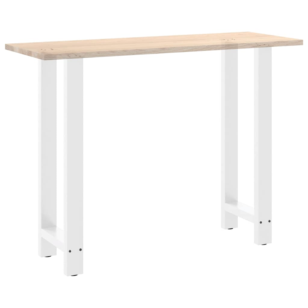 Pieds de table de bar Blanc 2 pièces 40 x (100-101) cm Acier - XIOS