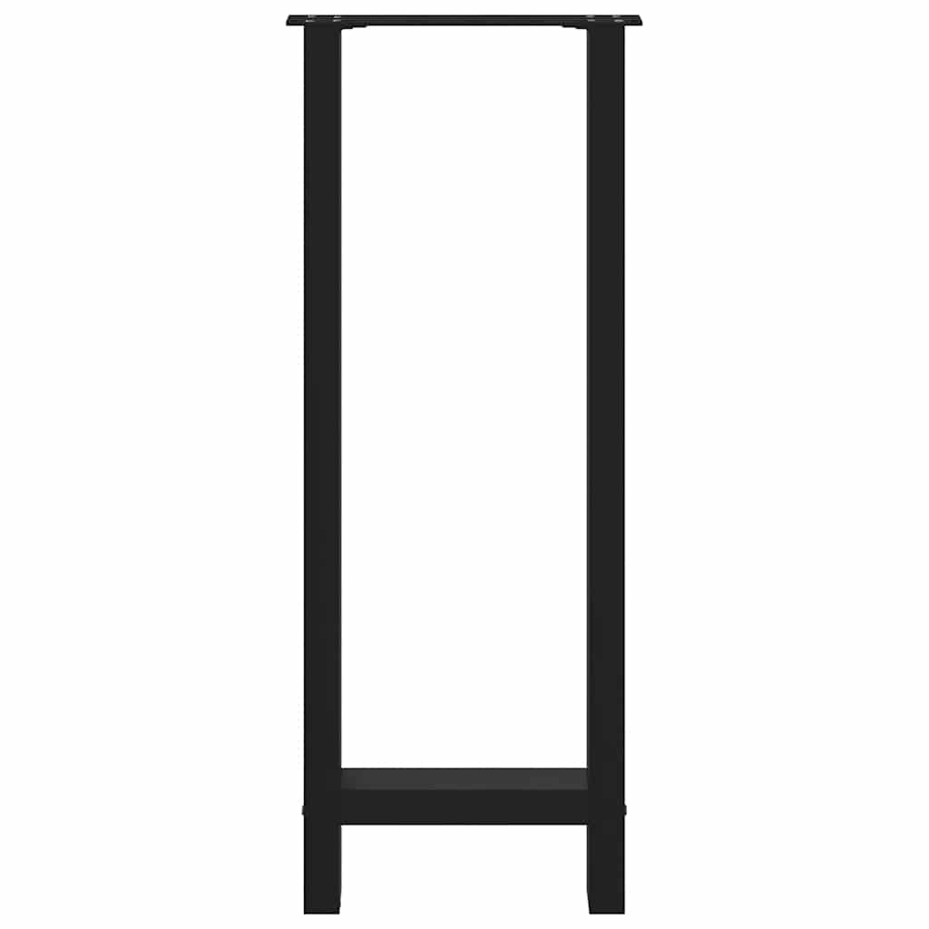 Pieds de table de bar Noir 2 pièces 50 x (100-101) cm Acier - XIOS