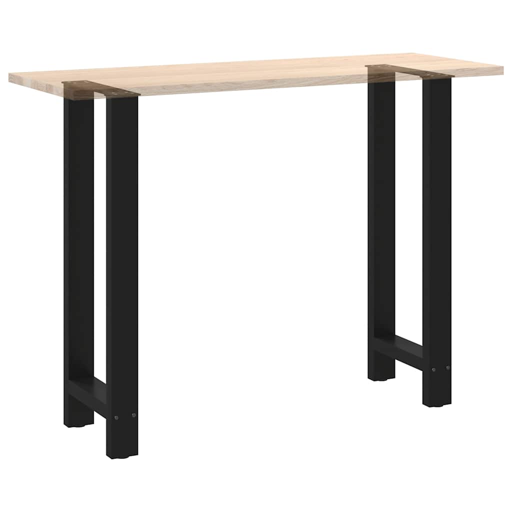 Pieds de table de bar Noir 2 pièces 50 x (100-101) cm Acier - XIOS