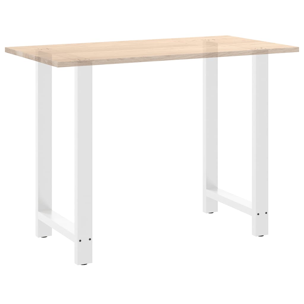 Pieds de table de bar Blanc 2 pièces 60 x (100-101) cm Acier - XIOS