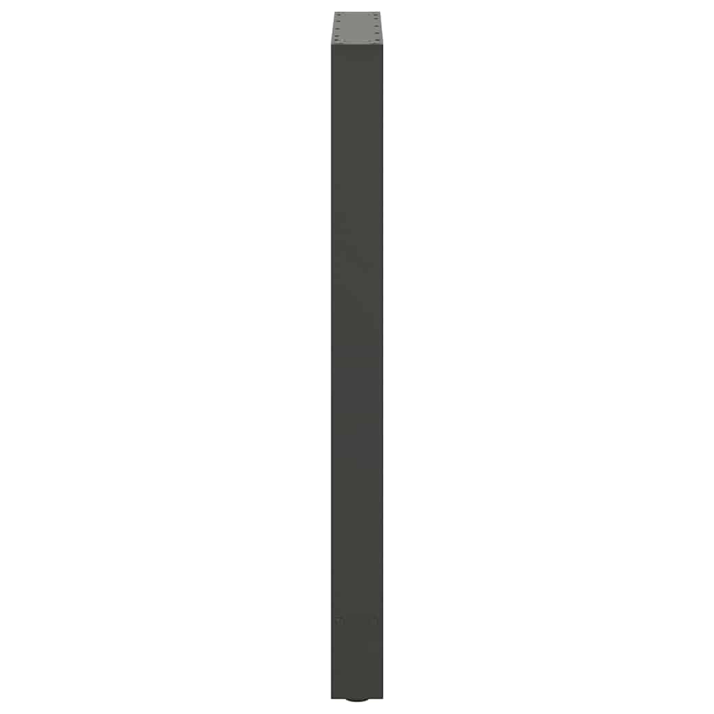 Pieds de table de bar Anthracite 2 pièces 60 x (100-101) cm Acier - XIOS