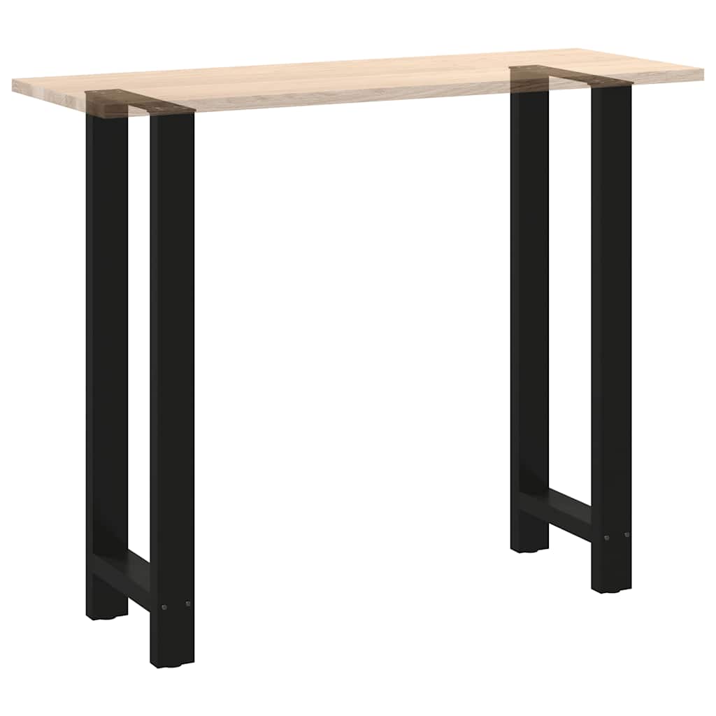 Pieds de table de bar Noir 2 pièces 40 x (110-111) cm Acier - XIOS