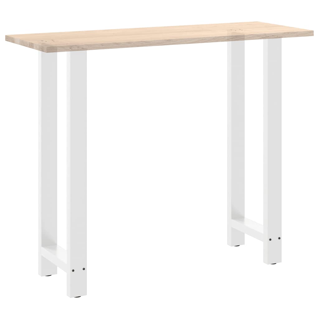 Pieds de table de bar Blanc 2 pièces 40 x (110-111) cm Acier - XIOS