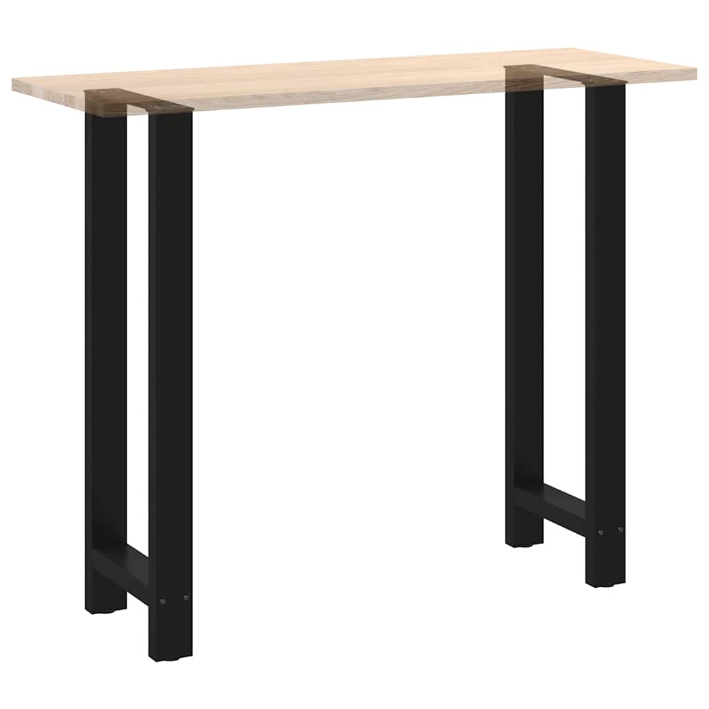Pieds de table de bar Noir 2 pièces 50 x (110-111) cm Acier - XIOS