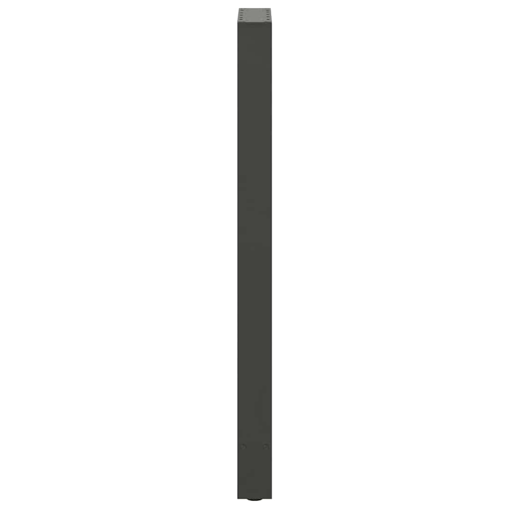 Pieds de table de bar Anthracite 2 pièces 50 x (110-111) cm Acier - XIOS