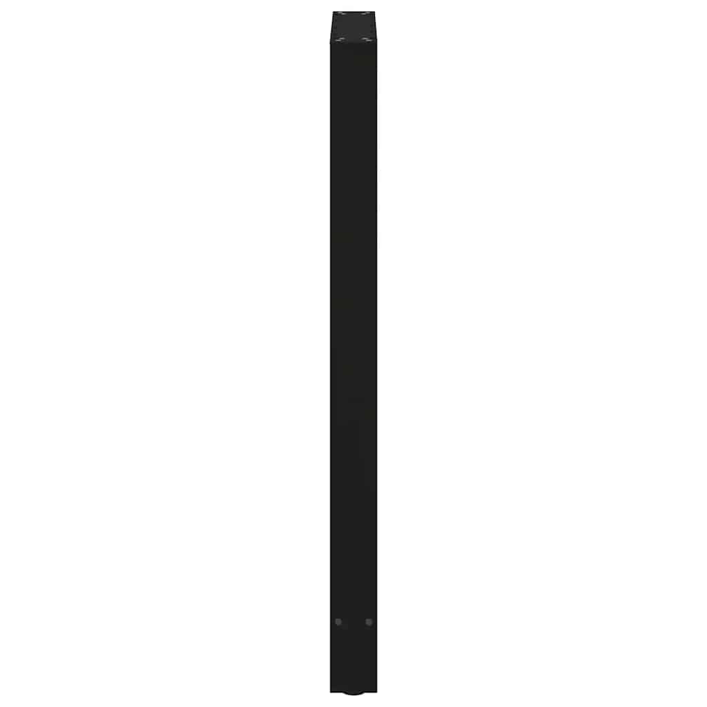 Pieds de table de bar Noir 2 pièces 60 x (110-111) cm Acier - XIOS