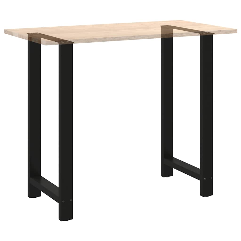 Pieds de table de bar Noir 2 pièces 60 x (110-111) cm Acier - XIOS