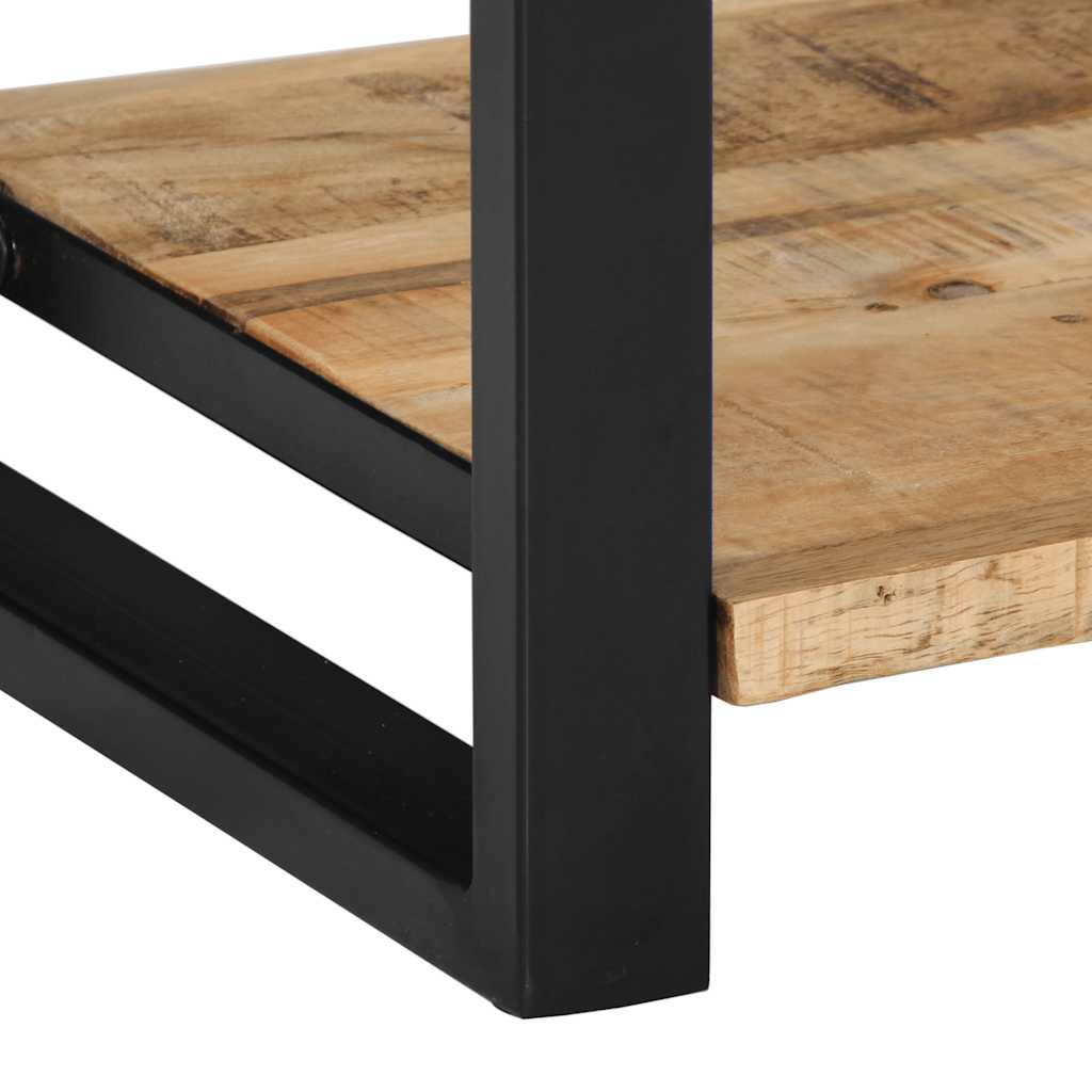 Table console 100x35x75 cm bois de manguier massif brut - XIOS