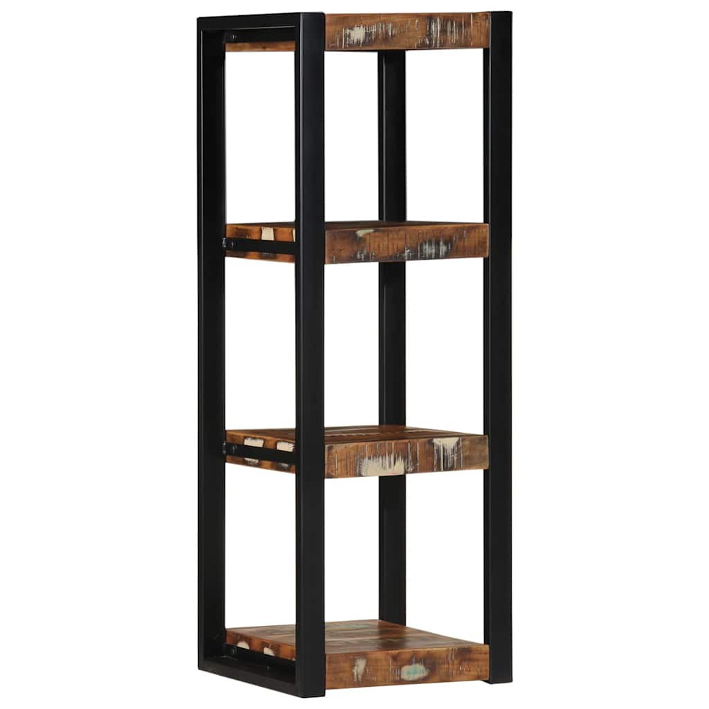 Étagère murale multicolore 35x35x100cm bois massif récupération - XIOS