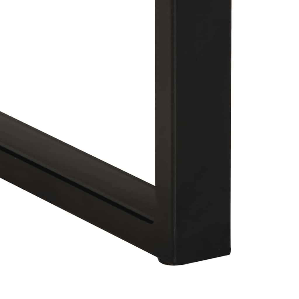 Table d'appoint 35x35x50 cm bois massif de manguier brut - XIOS