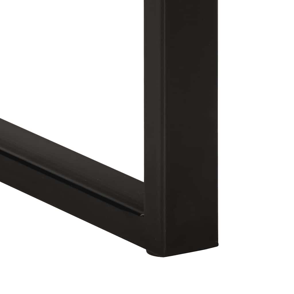 Table d'appoint multicolore 35x35x50cm bois massif récupération - XIOS