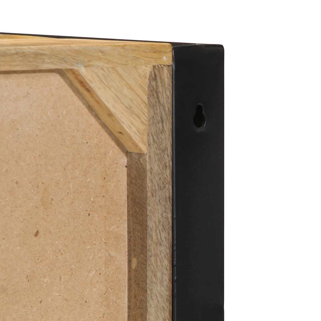 Table de chevet 40x35x40 cm bois massif de manguier brut - XIOS