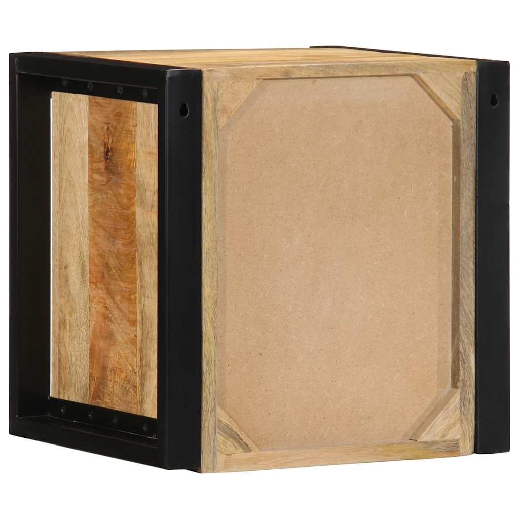 Tables de chevet 2 pcs 40x35x40 cm bois de manguier massif brut - XIOS
