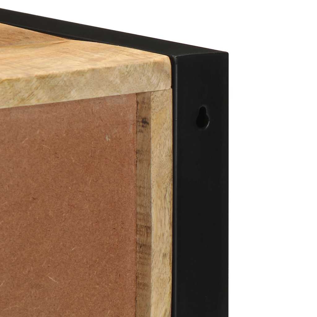 Tables de chevet 2 pcs 40x35x40 cm bois de manguier massif brut - XIOS