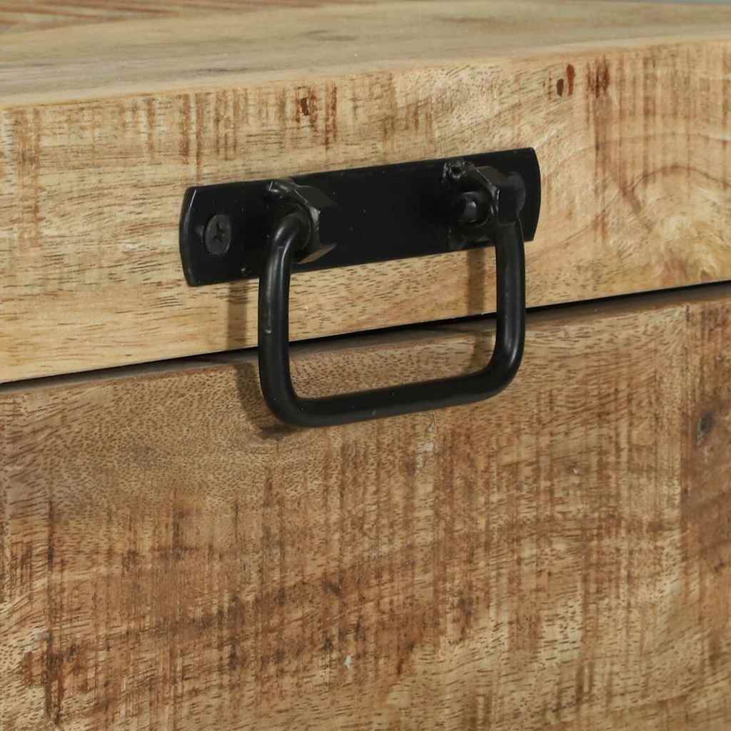 Coffres de rangement 60 x 30 x 30 cm Bois de manguier massif - XIOS